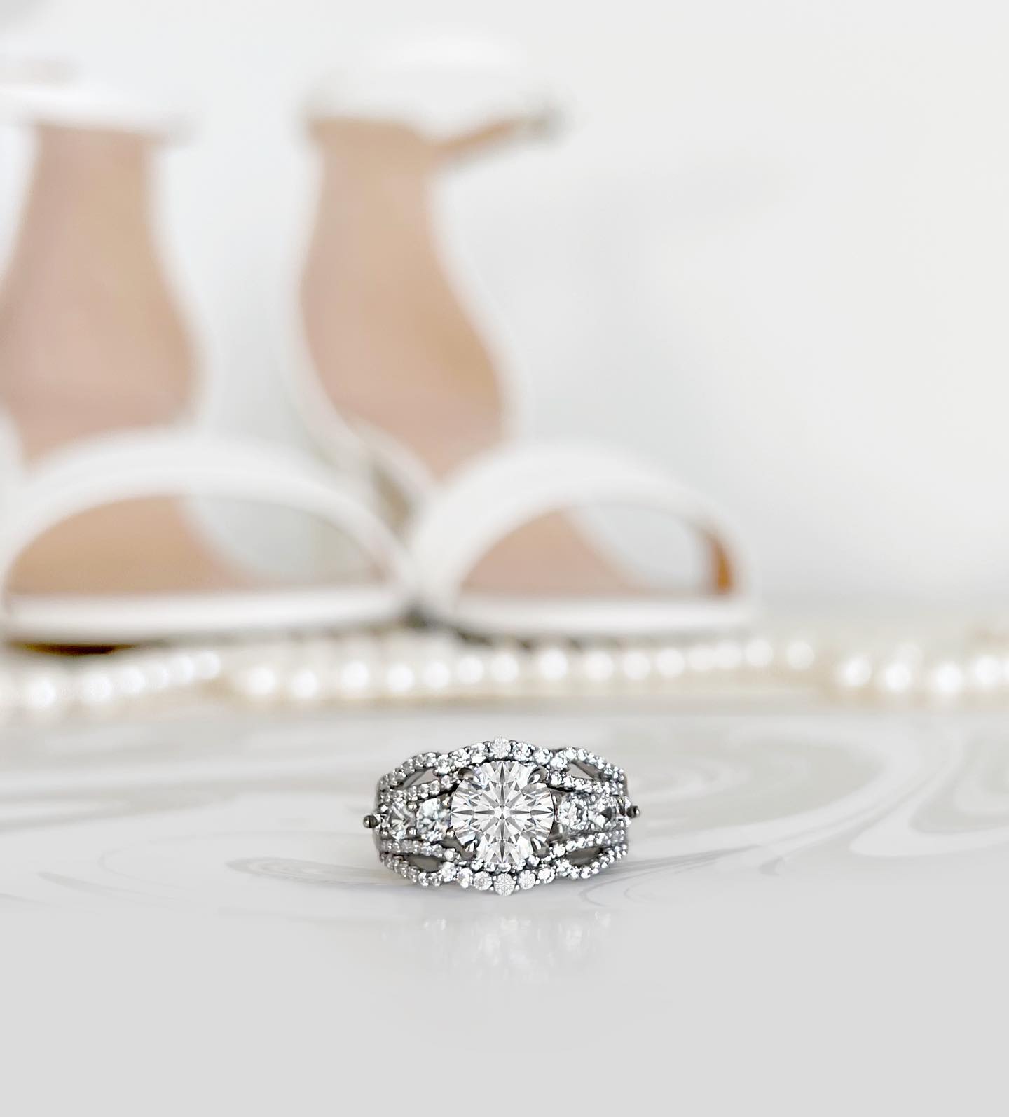 WR2030/B-True Romance-14K White Gold Diamond Wedding Band-SVS Fine Jewelry